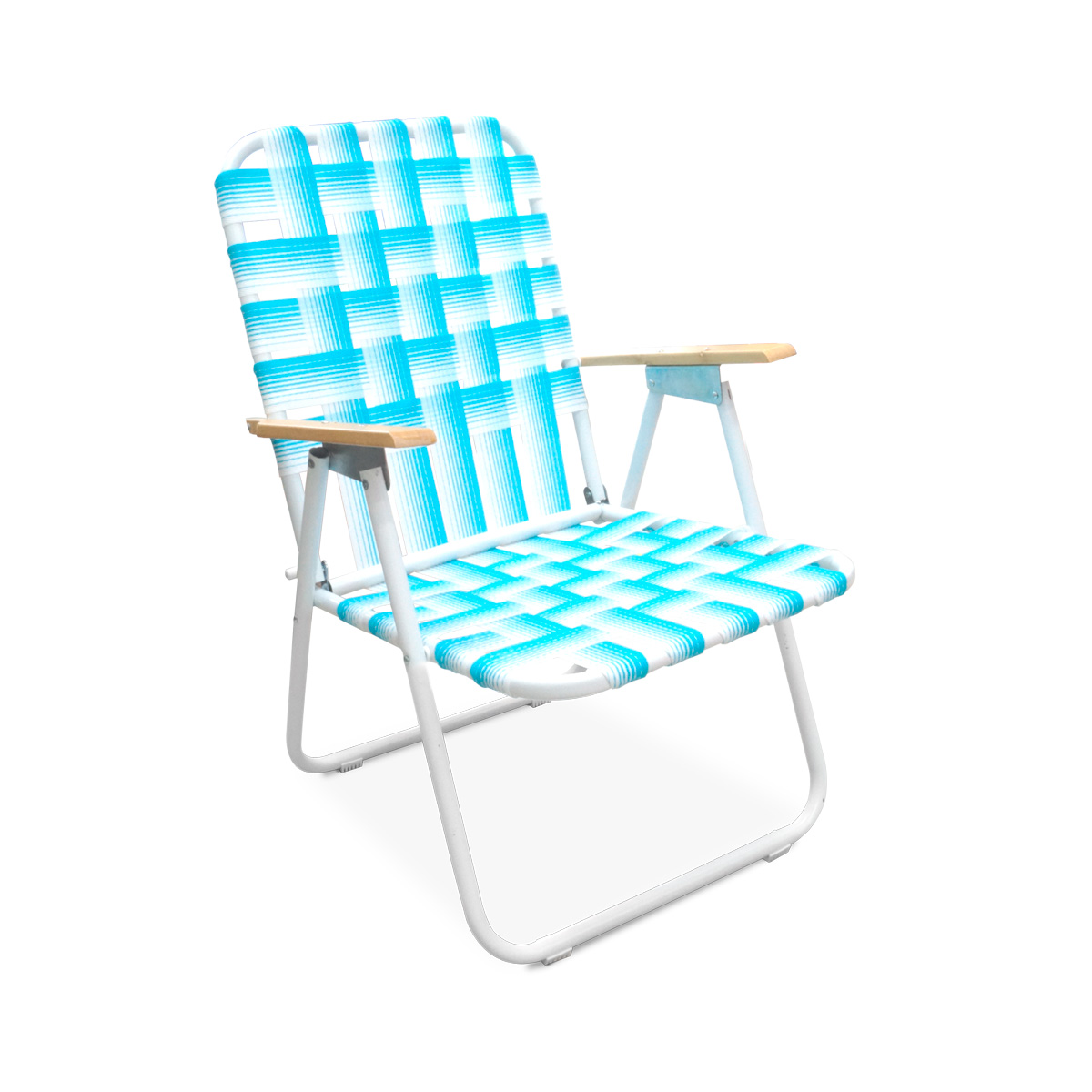 Silla para playa en acero y madera chica Silla para playa en acero y madera chica