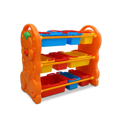 Estantería para juguetes con canastos